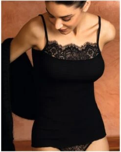 Lingerie Élégance Soldes -Lingerie Élégance Soldes caraco bien etre lise charmel plaisir caresse noir 1