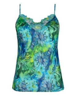 Lingerie Élégance Soldes -Lingerie Élégance Soldes caraco lise charmel grace aquatique floral aqua 1