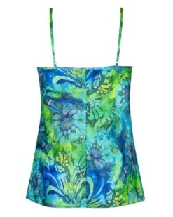 Caraco Lise Charmel Grâce Aquatique (Floral Aqua) -Lingerie Élégance Soldes caraco lise charmel grace aquatique floral aqua 2