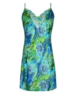 Lingerie Élégance Soldes -Lingerie Élégance Soldes nuisette sexy lise charmel grace aquatique floral aqua 1