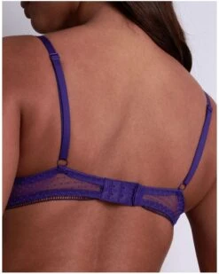 Soutien-gorge Coque Plunge Aubade Illusion Fauve (Ultraviolet) -Lingerie Élégance Soldes soutien gorge coque plunge aubade illusion fauve ultraviolet 4
