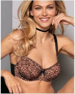 Soutien-gorge Corbeille Antigel Boudoir De Filles (Rose Noir)